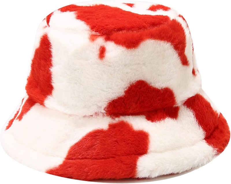 Women's Winter Faux Fur Fuzzy Warm Bucket Hat